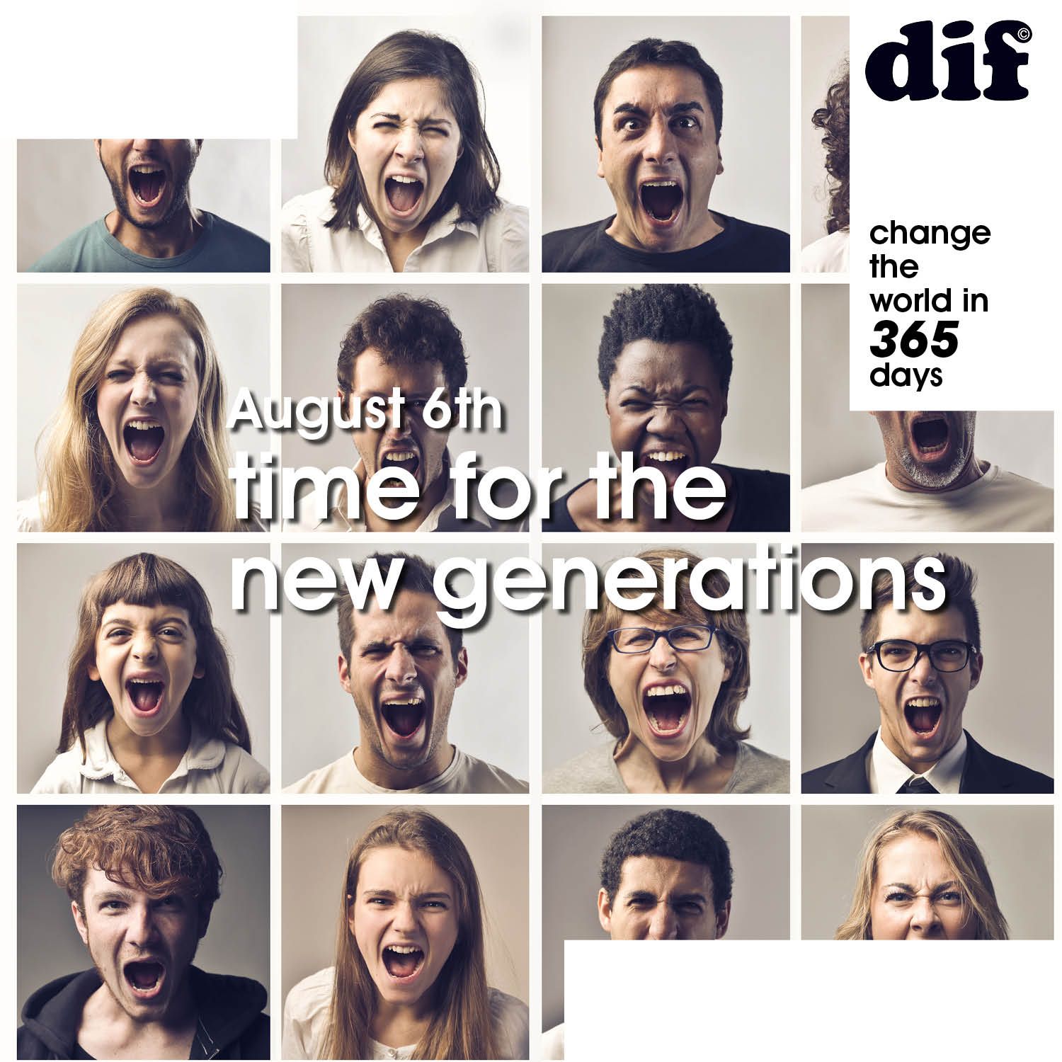 Time for the new generations Dif